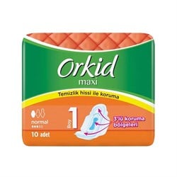 Orkid Maxi Hijyenik Ped Normal 10'lu