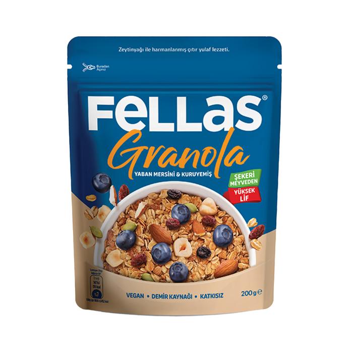 FELLAS GRANOLA 200GR Y.MERSİNİ                       