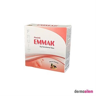 Emmak Flarürlü Diş Temizleme Tozu Meyve Aromalı 50 gr