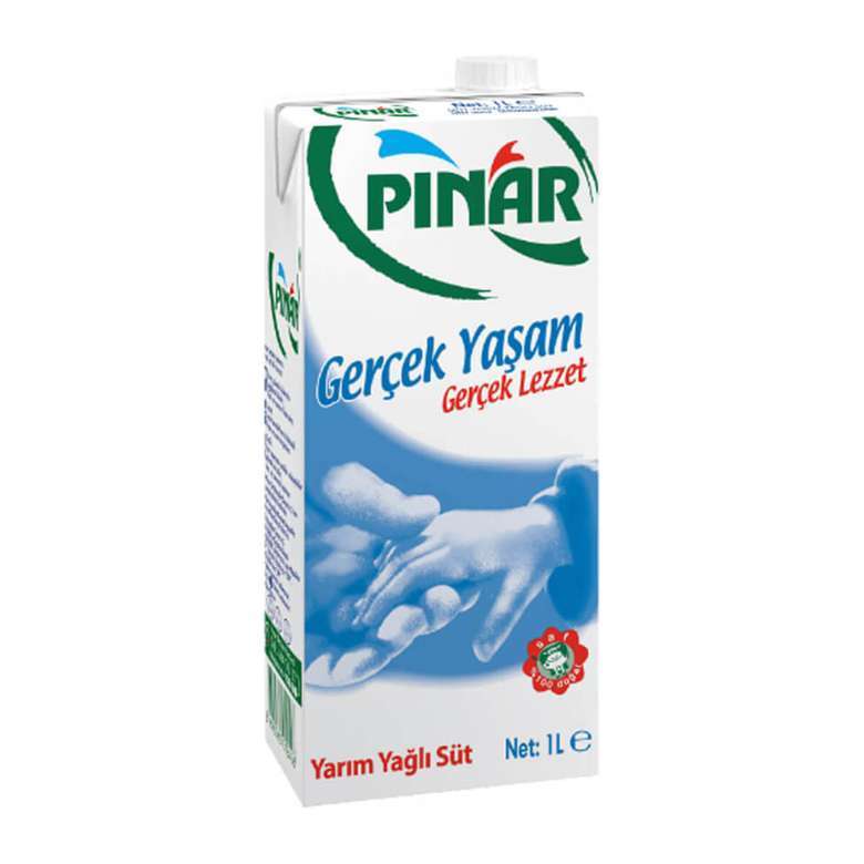 Pınar Yarım Yağlı Süt 200 ml