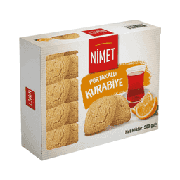 Nimet Portakal Aromalı Kurabiye 500 G