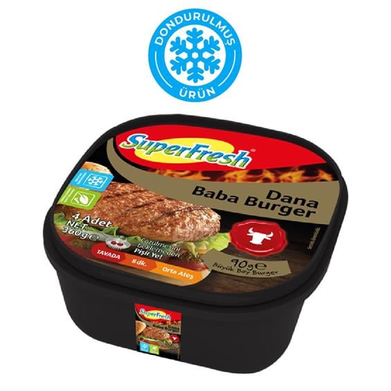 Superfresh Baba Burger Köfte 360 gr