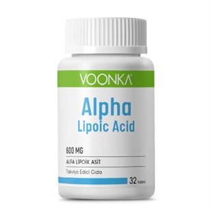 Voonka Alpha Lipoic Acid 600 mg 32 Kapsül