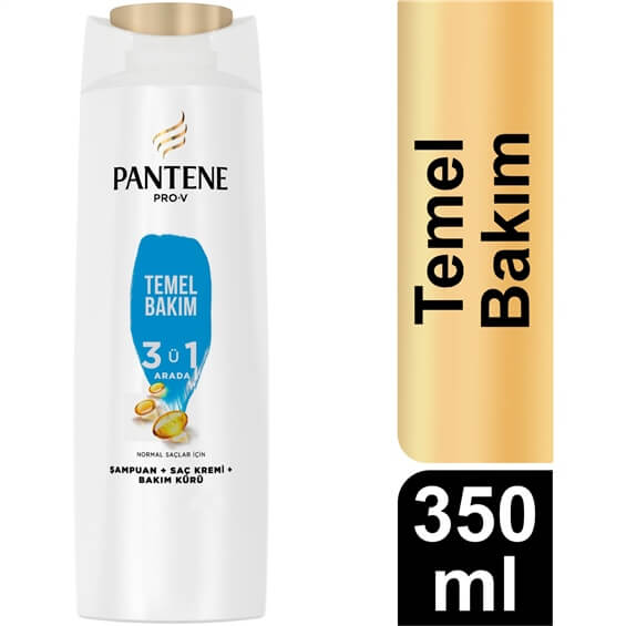Pantene Temel Bakım 3'Ü1 Arada Şampuan 350 ml