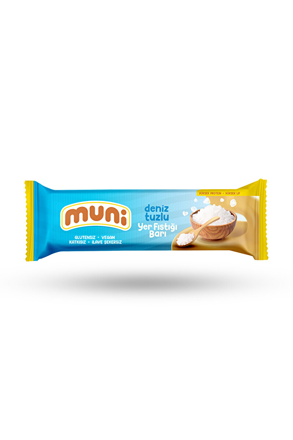 Muni Deniz Tuzlu Yer Fıstığı Barı 40 g