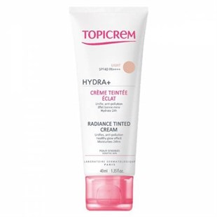 Topicrem Hydra Radiance Tinted Cream Spf40 40 ml (Light)