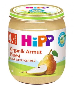 Hipp Organik Armut Püresi 125 gr x 6 Adet