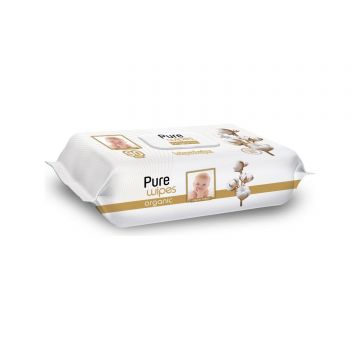 PURE BABY ORGANİK ISLAK HAVLU 90'LI