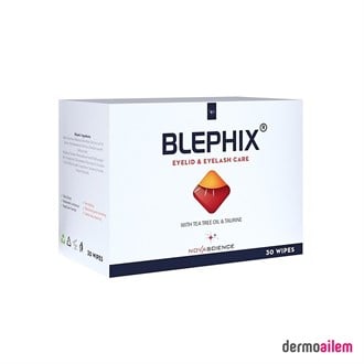 Blephix Eyelid Eyelash Care Göz Çevresi Temizleme Mendili 30 Adet