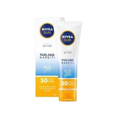 NIVEA SUN YÜZ KORUMA KREMI 50ml PARLAMA KARSITI