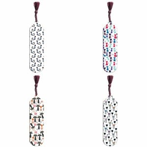 Petdesign İcon Cat White Metal Kitap Ayracı 4 lü