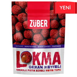 Züber Lokma Orman Meyveli Fıstık Ezmeli Meyve Topu 96 Gr