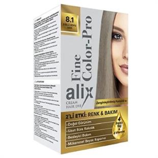 Alix Kit Saç Boyası 8.1 50 ml Küllü Koyu Sarı