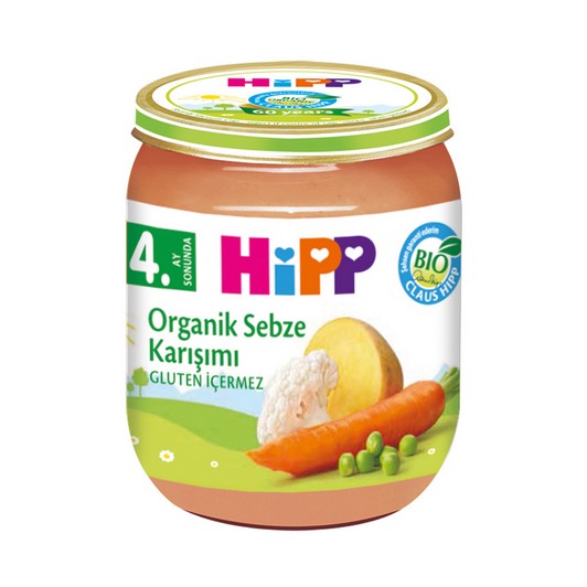 Hipp Organik Sebze Karışımı 125gr