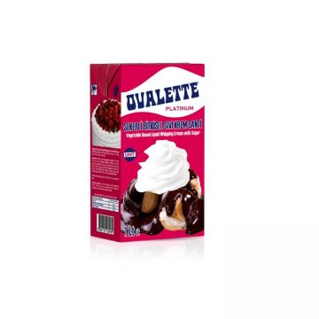 Ovalette Platinum Şekerli Sıvı Krem Şanti 1 Lt