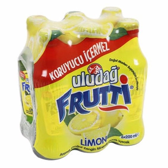 Uludağ Frutti Limon 200 ml 6'lı