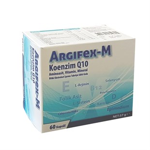 Argifex-M Koenzim Q10 60 Kapsül