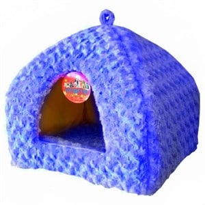 Pet Pretty Peluş Piramit Kedi Yatağı Lacivert 45 x 45 Cm