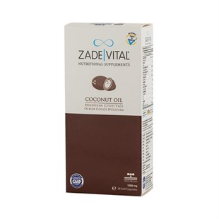 Zade Vital Hindistan Cevizi Yaği 1000mg 30 Kapsül