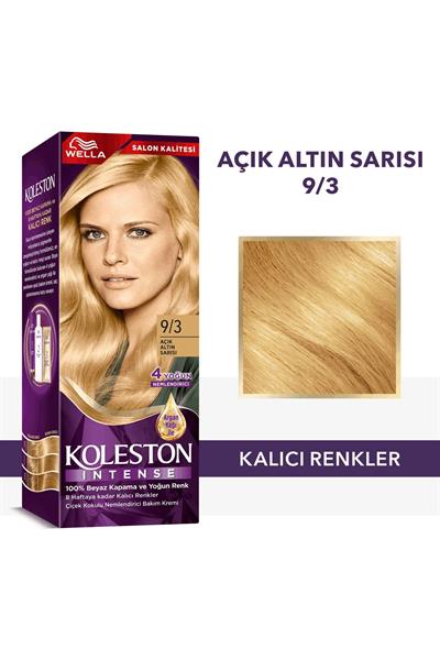 Wella Koleston Intense 9/3 Açık Altın Sarısı