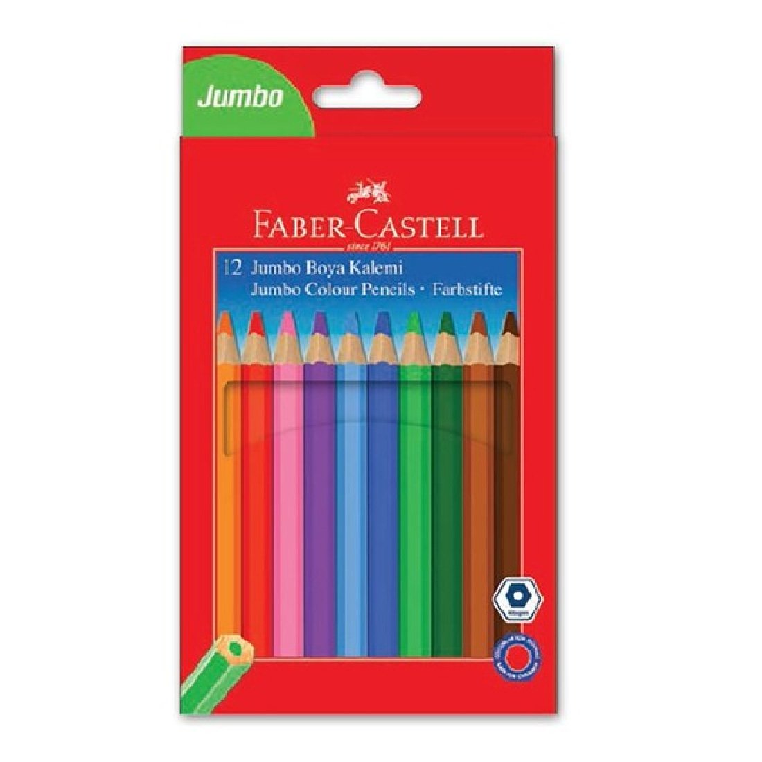 Faber Castell Kuru Boya Kalemi Mini 12'li