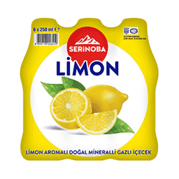 Serinoba Limonlu Maden Suyu 6x200 Ml