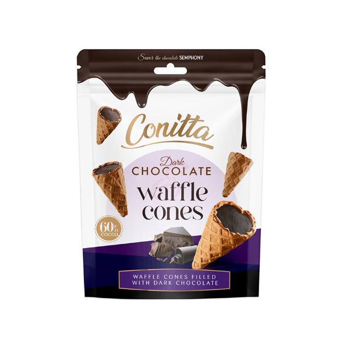 Conitta Sütlü Çikolata Bitter Krema Dolgulu Gofret 80 gr
