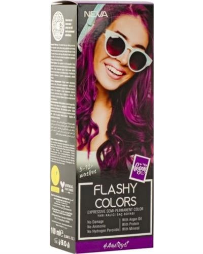 Neva Flashy Colors Yarı Kalıcı Saç Boyası Amethyst / Ametist 100 ml