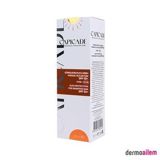 Capicade Hassas Ciltler için 50 Faktör Güneş Kremi 100 ml