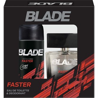 Blade Faster EDT 100 ml + Deo Sprey 150 ml Erkek Parfüm Seti