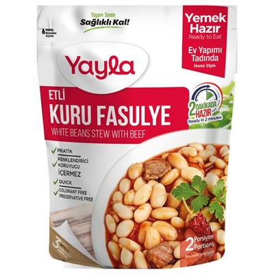 YAYLA 250gr ETLI FASULYE YEMEGI