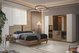 Vize Mabel Yatak Odası Takımı Bazalı