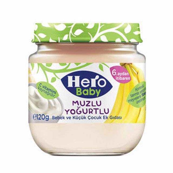 Hero Baby Muzlu Yoğurtlu Kavanoz Maması 120 gr