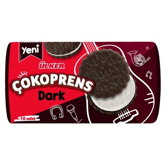 Ülker Çokoprens Dark 10'lu 234 Gr