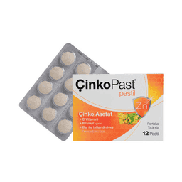Çinkopast Ihlamur&Bal&C Vitamini Pastil 12'li