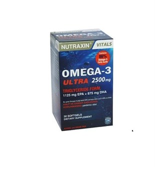 Nutraxin Vitals Omega-3 Ultra 2500 mg 30 Softgel