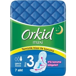 Orkid Maxi Ped gece 7 Li