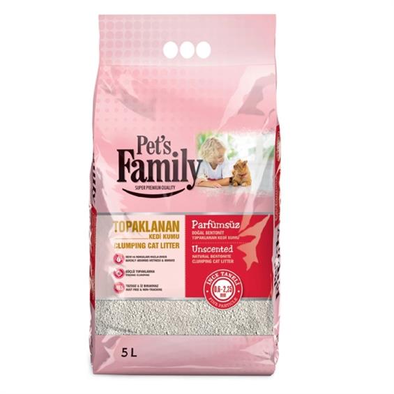 Family Pets Kedi Kumu Naturel İnce 5 lt