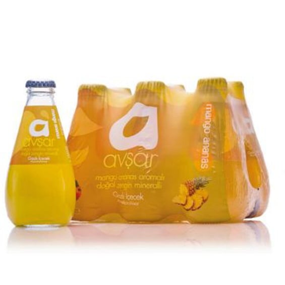 Avşar C+ Plus Mango & Ananas Aromalı Maden Suyu 6lı 200 ml