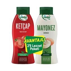 Pınar Ketçap 600 Gr + Mayonez 500 Gr