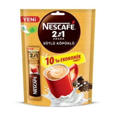 Nescafe 2 İn 1 Arada Sütlü Köpüklü 10 lu 100 Gr