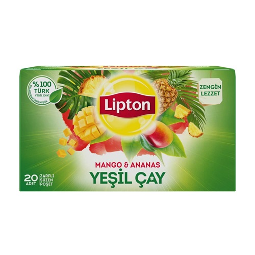 LIPTON BARD.PST.20 LI YESILÇAY TROPIKAL MANG&ANANAS
