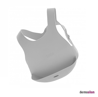 OİOİ Silikon Mama Önlüğü Gri