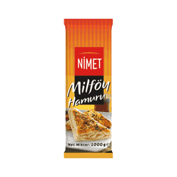 Nimet Dondurulmuş Milföy Hamuru 1000 G