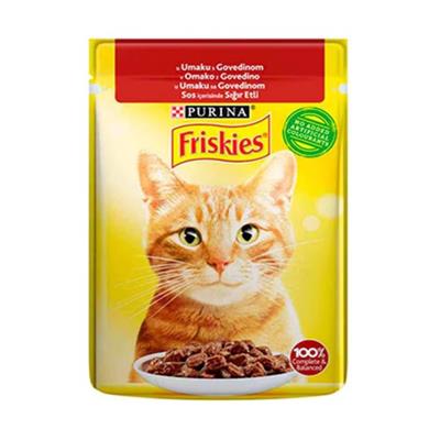 FRISKIES SIGIR ETLI KEDI YAS MAMA 85g
