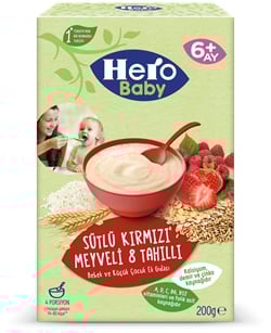 Hero Baby Kırmızı Meyveli Tahıllı 200 Gr