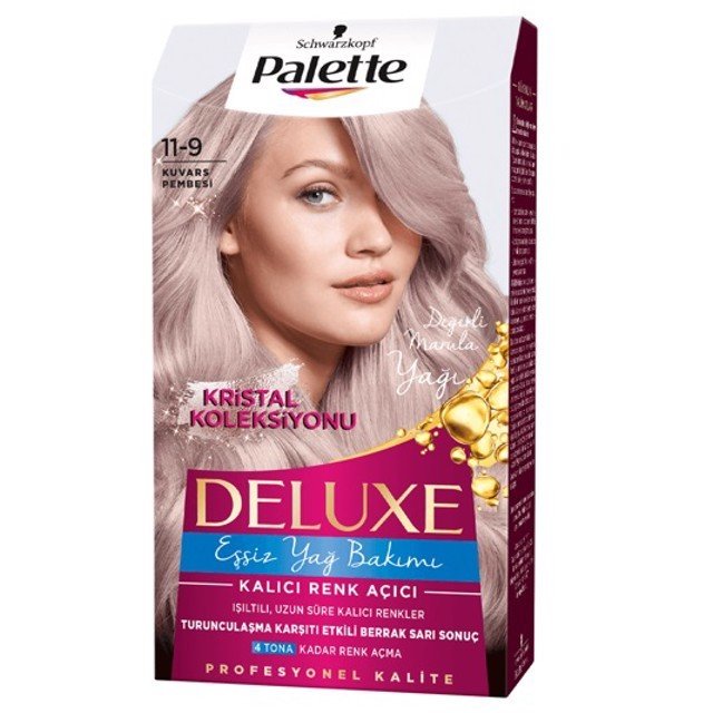 PALETTE DELUXE SAÇ BOYASI 11-9 KUVARS PEM.