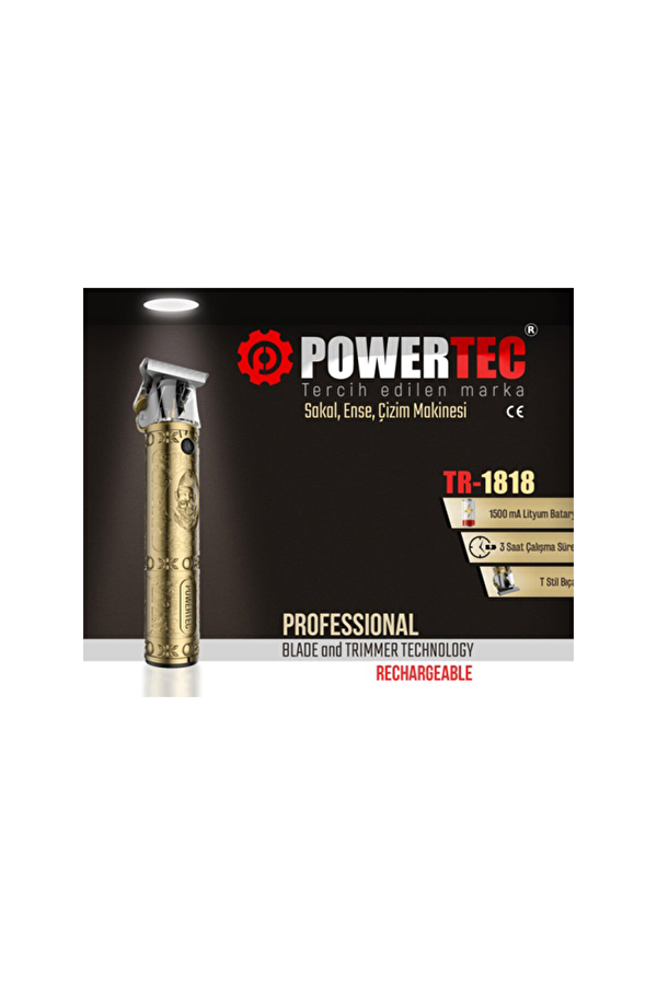 Powertec Ense Sakal Kesme Makinesi TR1818