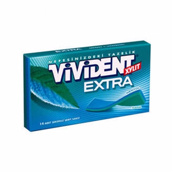 Vivident Cüzdan Extra Nane Aromalı Sakız 26 gr