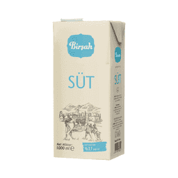 Birşah Yağlı Süt 1 L